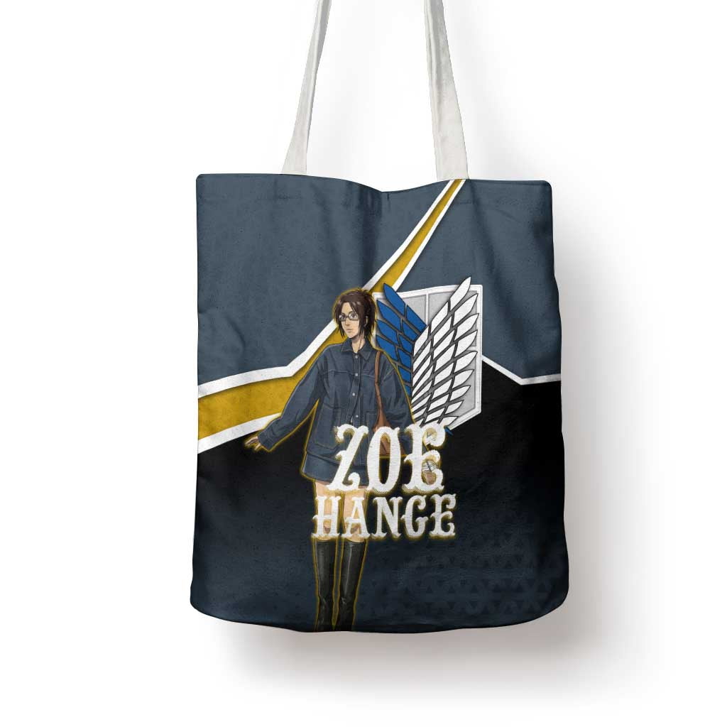 Zoe Hange Attack on Titan Tote Bag Anime Urban Chic Illustration