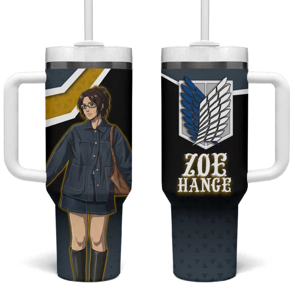 Zoe Hange Attack on Titan Tumbler With Handle Anime Urban Chic Illustration