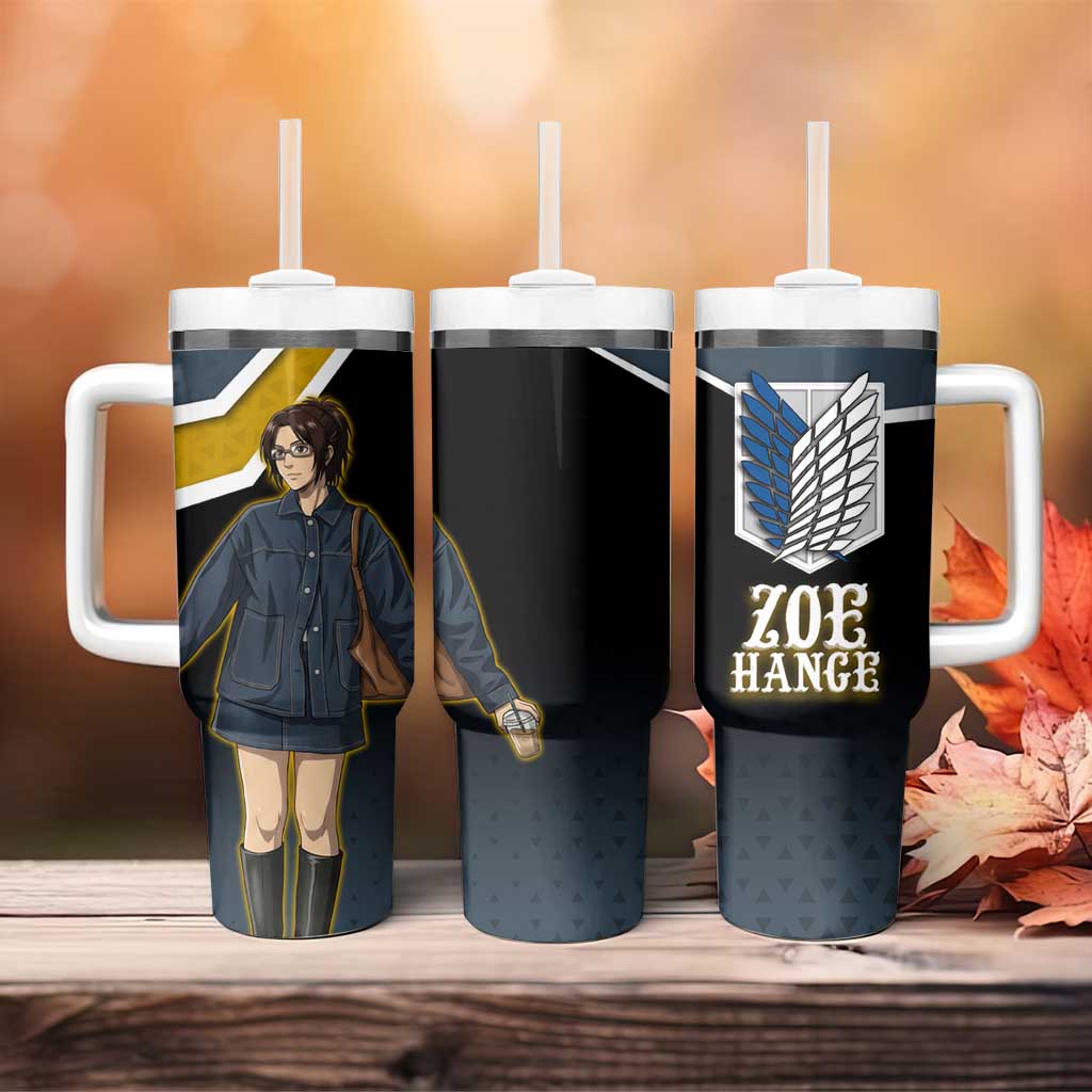 Zoe Hange Attack on Titan Tumbler With Handle Anime Urban Chic Illustration