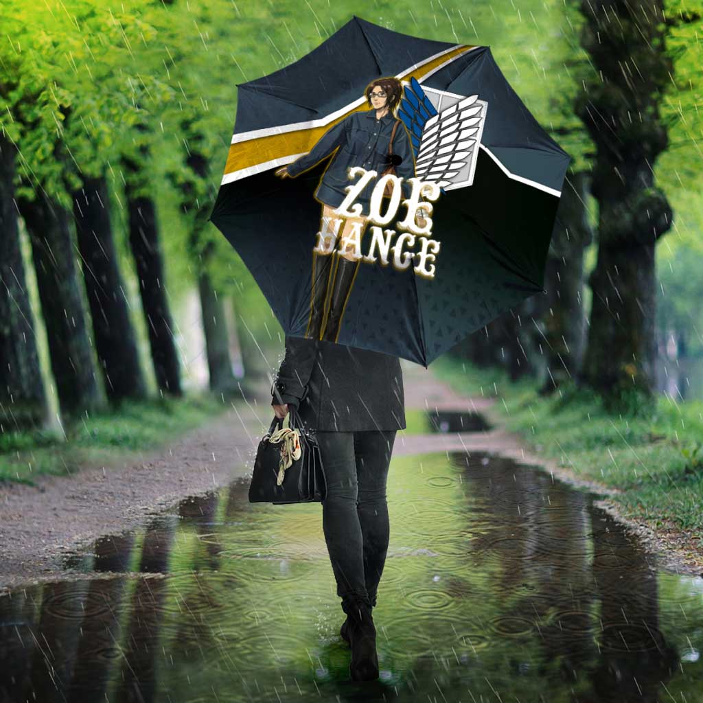 Zoe Hange Attack on Titan Umbrella Anime Urban Chic Illustration