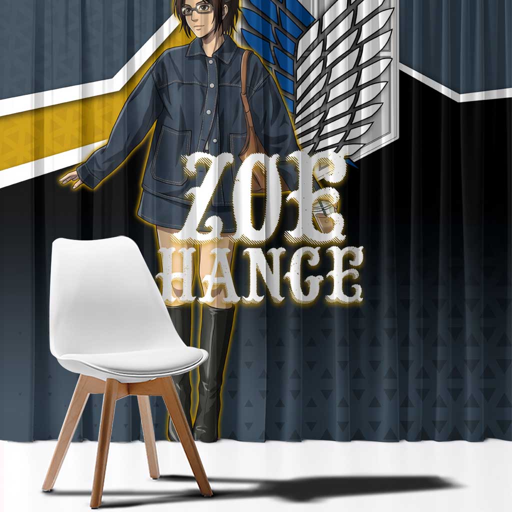 Zoe Hange Attack on Titan Window Curtain Anime Urban Chic Illustration