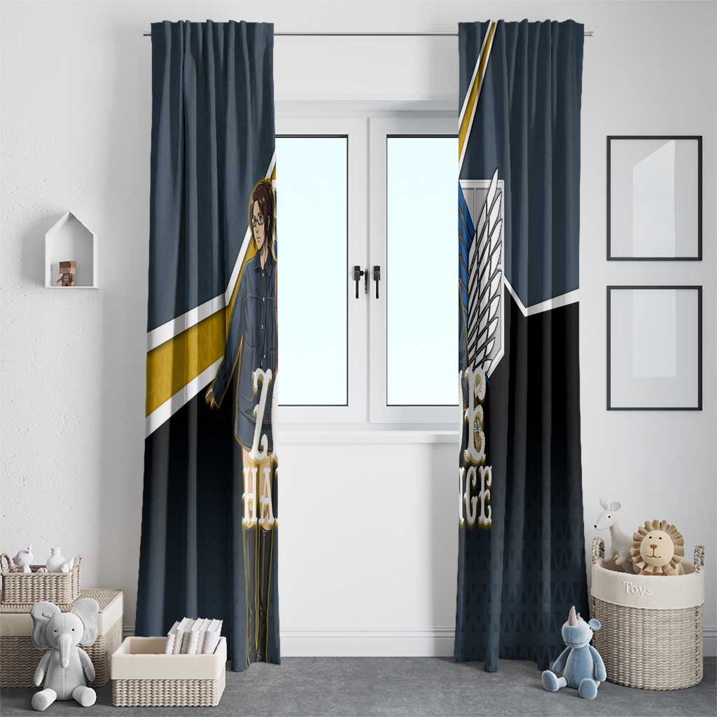 Zoe Hange Attack on Titan Window Curtain Anime Urban Chic Illustration