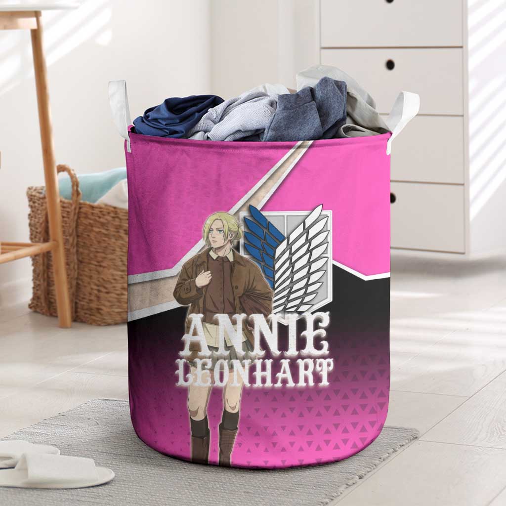 Annie Leonhart Attack on Titan Laundry Basket Anime Preppy Streetwear Style