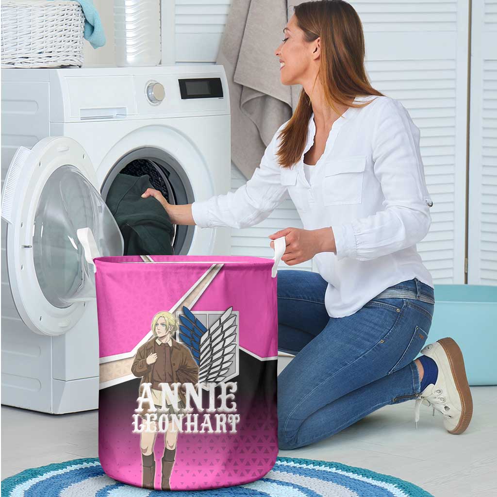 Annie Leonhart Attack on Titan Laundry Basket Anime Preppy Streetwear Style