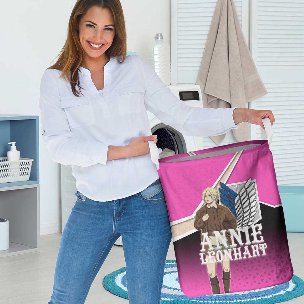 Annie Leonhart Attack on Titan Laundry Basket Anime Preppy Streetwear Style