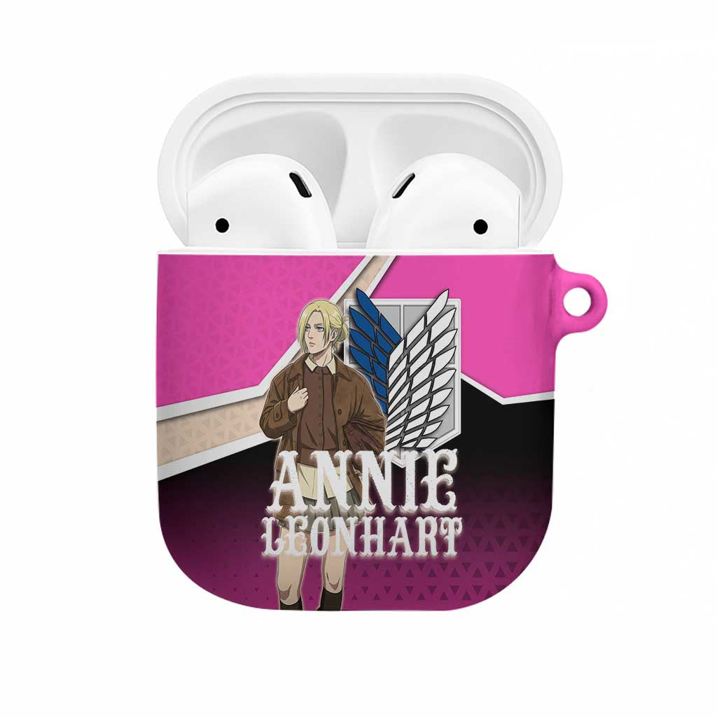 Annie Leonhart Attack on Titan AirPods Case Anime Preppy Streetwear Style
