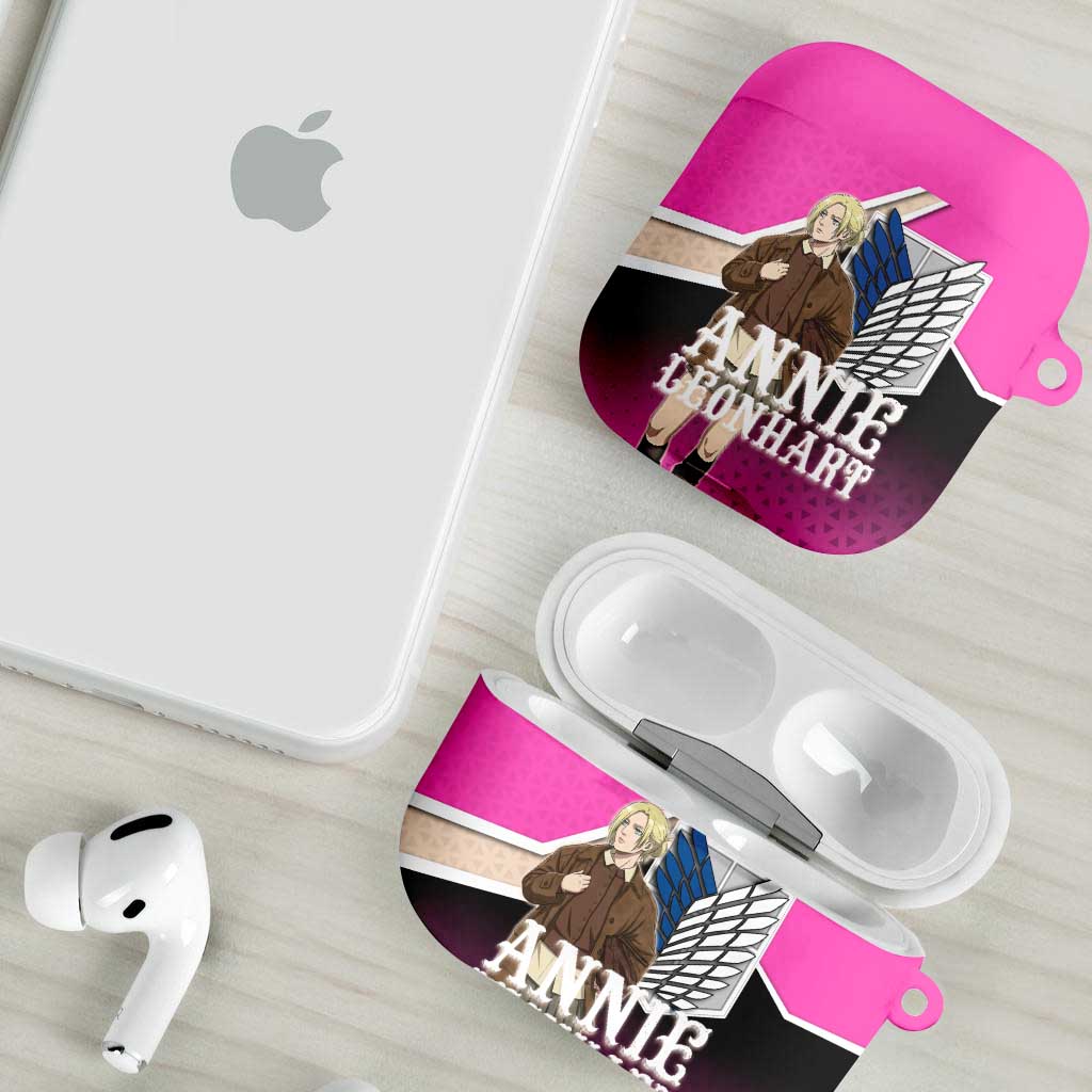 Annie Leonhart Attack on Titan AirPods Case Anime Preppy Streetwear Style