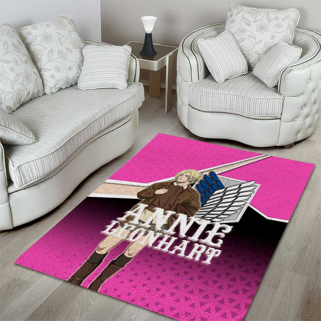 Annie Leonhart Attack on Titan Area Rug Anime Preppy Streetwear Style