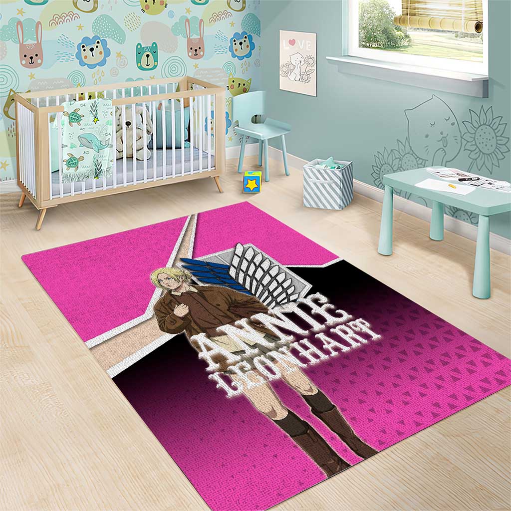 Annie Leonhart Attack on Titan Area Rug Anime Preppy Streetwear Style