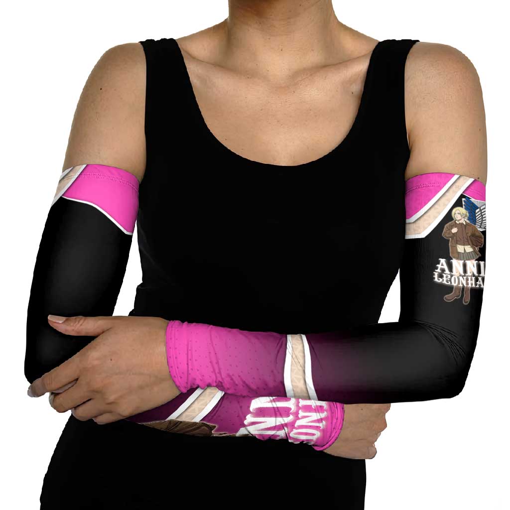 Annie Leonhart Attack on Titan Arm Sleeves Anime Preppy Streetwear Style