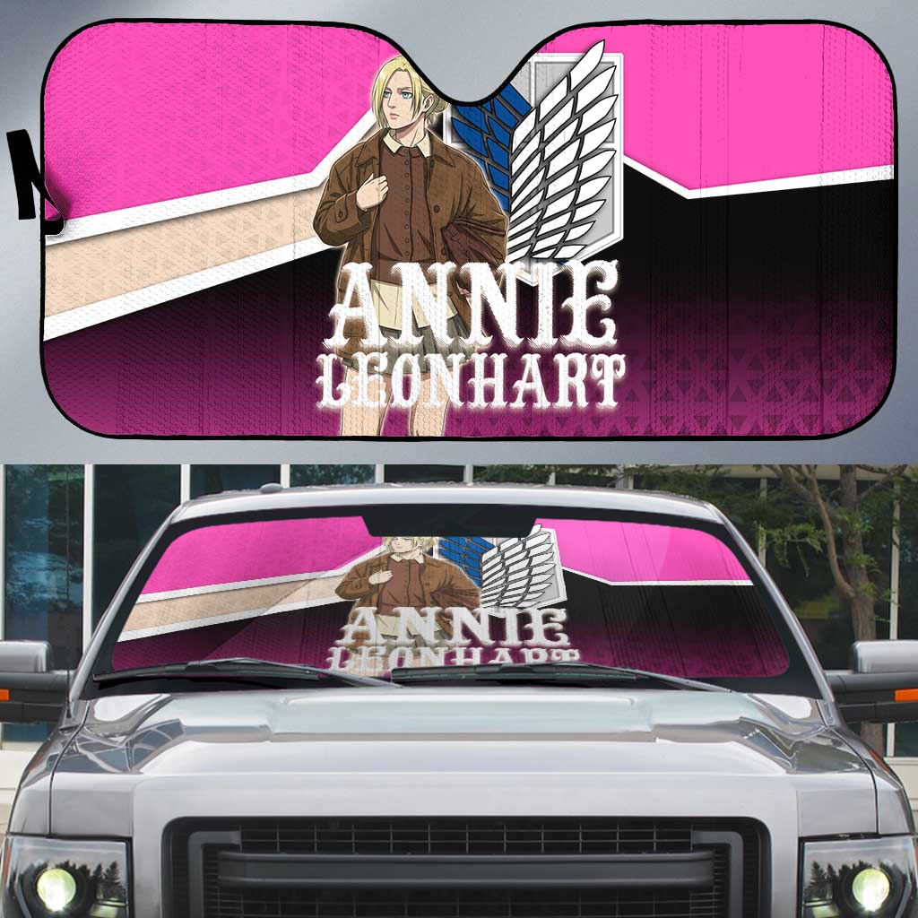 Annie Leonhart Attack on Titan Auto Sun Shade Anime Preppy Streetwear Style