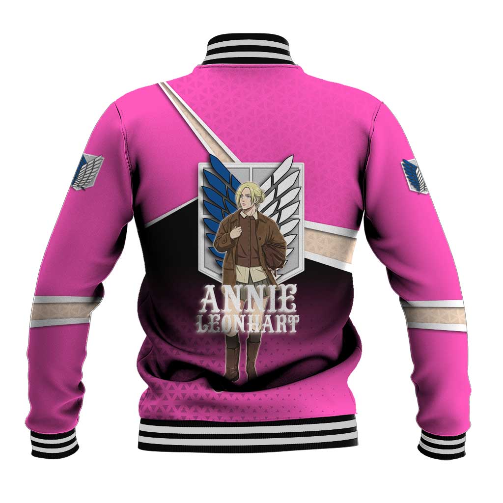 Annie Leonhart Attack on Titan Baseball Jacket Anime Preppy Streetwear Style