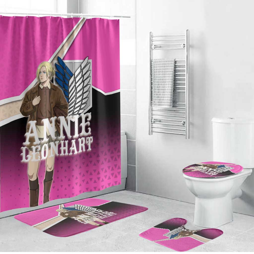 Annie Leonhart Attack on Titan Bathroom Set Anime Preppy Streetwear Style