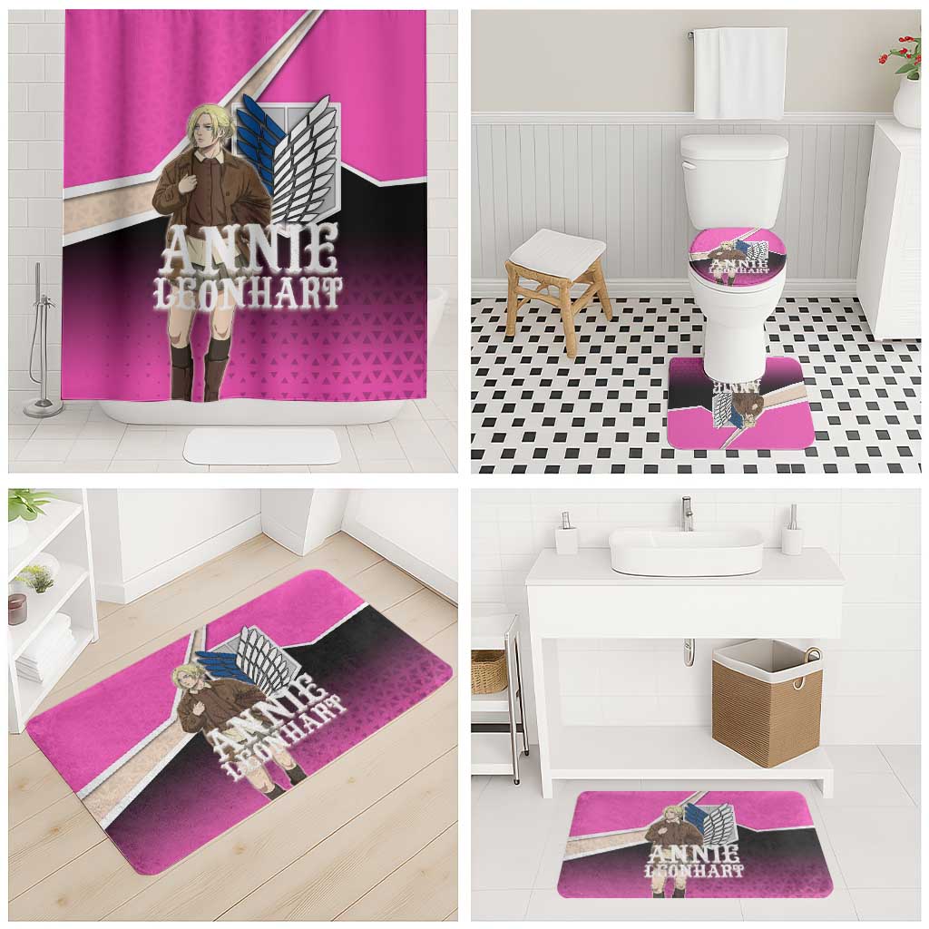 Annie Leonhart Attack on Titan Bathroom Set Anime Preppy Streetwear Style