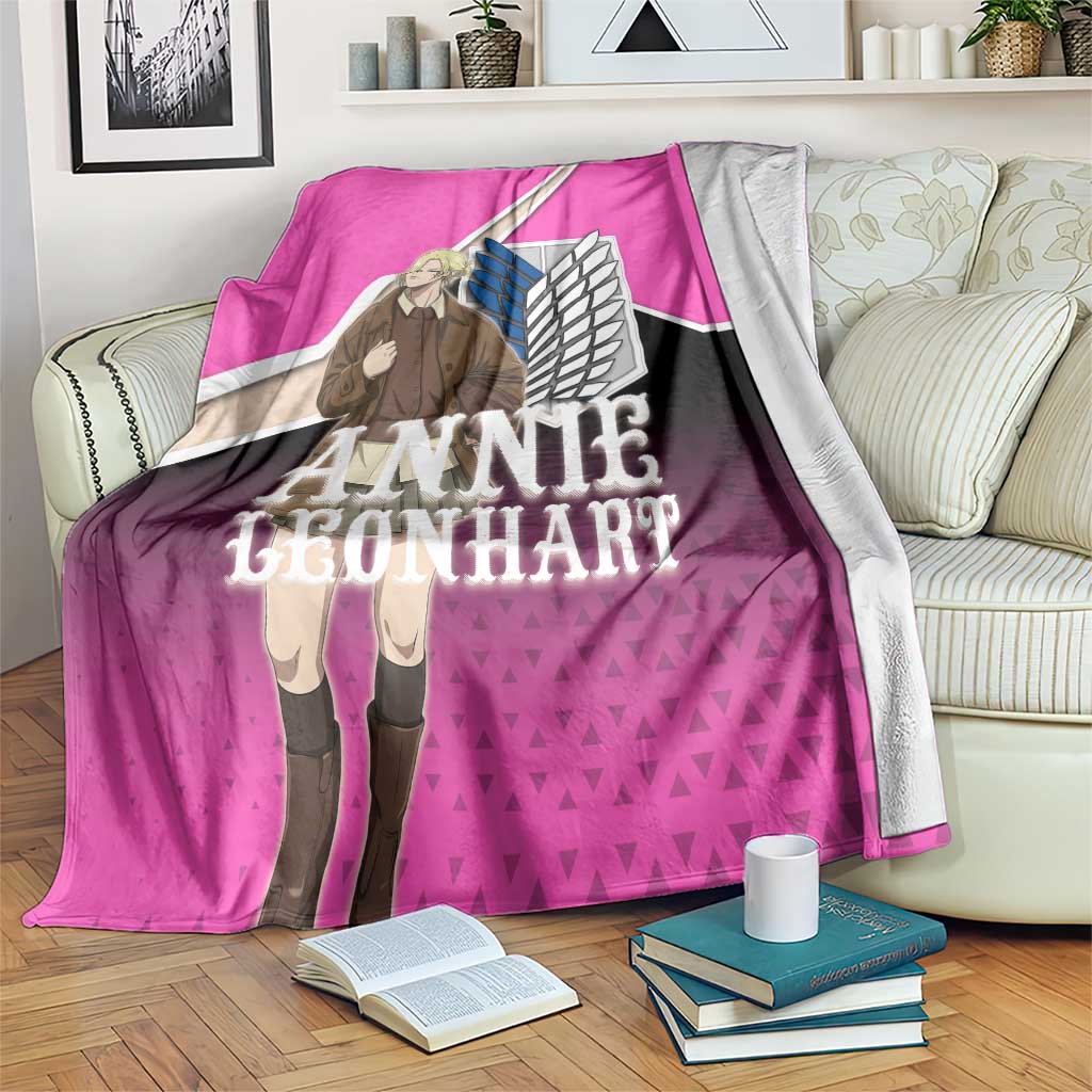 Annie Leonhart Attack on Titan Blanket Anime Preppy Streetwear Style