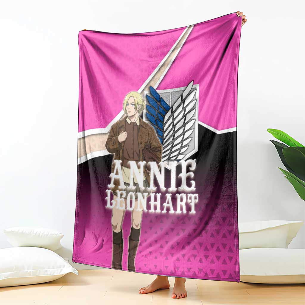 Annie Leonhart Attack on Titan Blanket Anime Preppy Streetwear Style