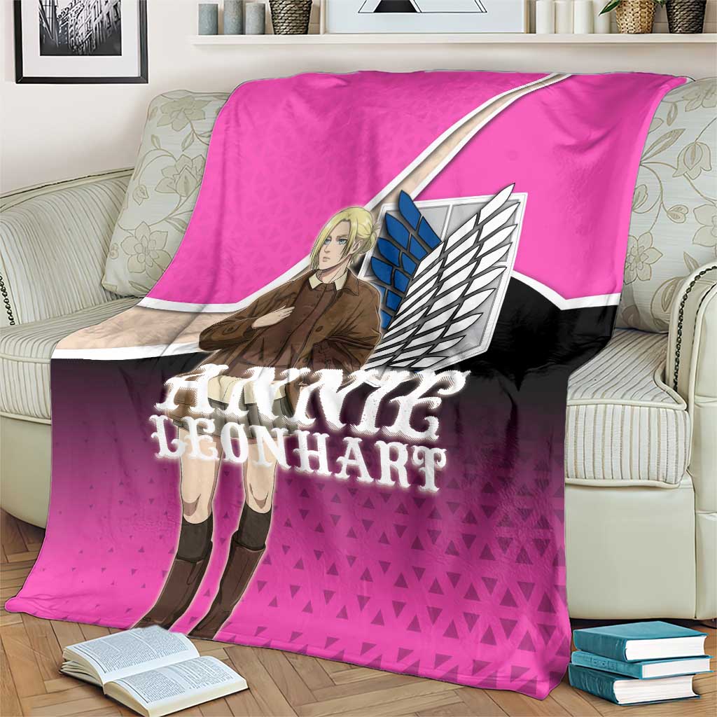 Annie Leonhart Attack on Titan Blanket Anime Preppy Streetwear Style