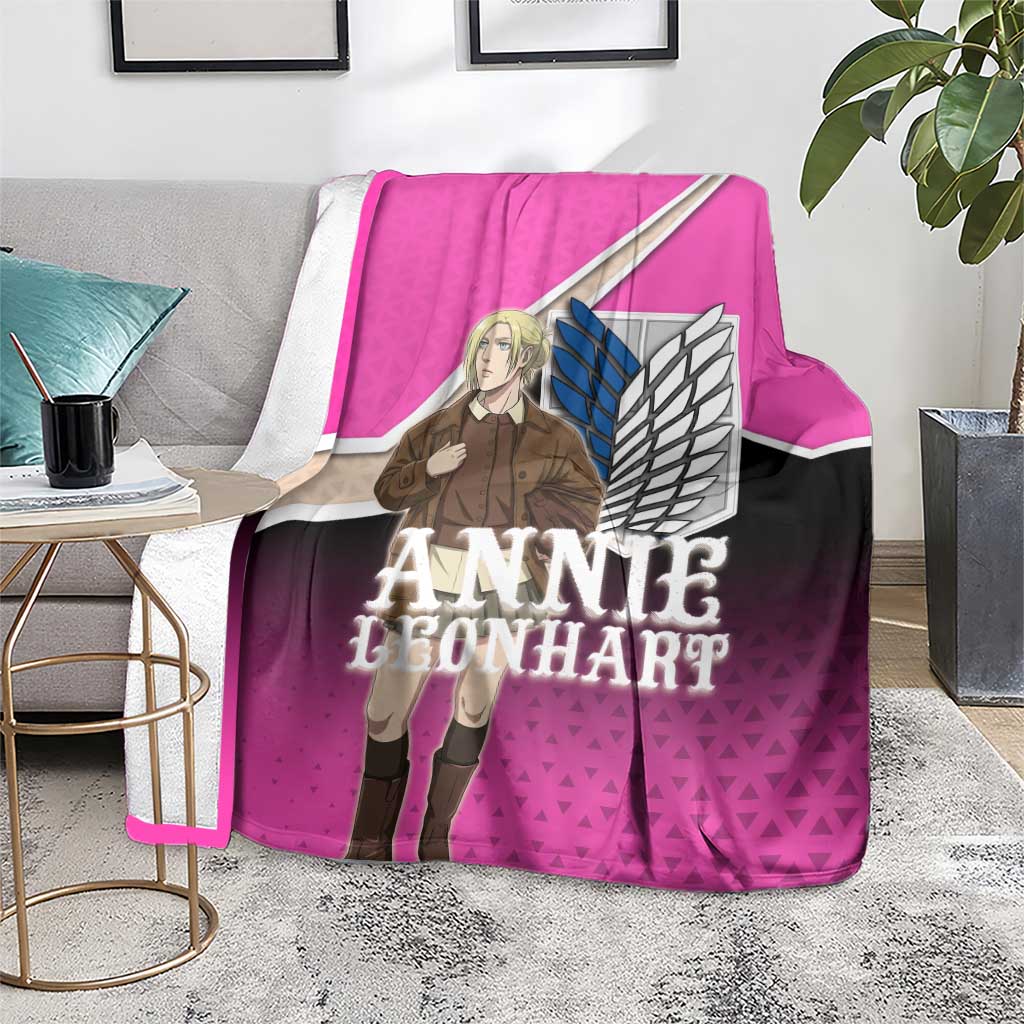 Annie Leonhart Attack on Titan Blanket Anime Preppy Streetwear Style
