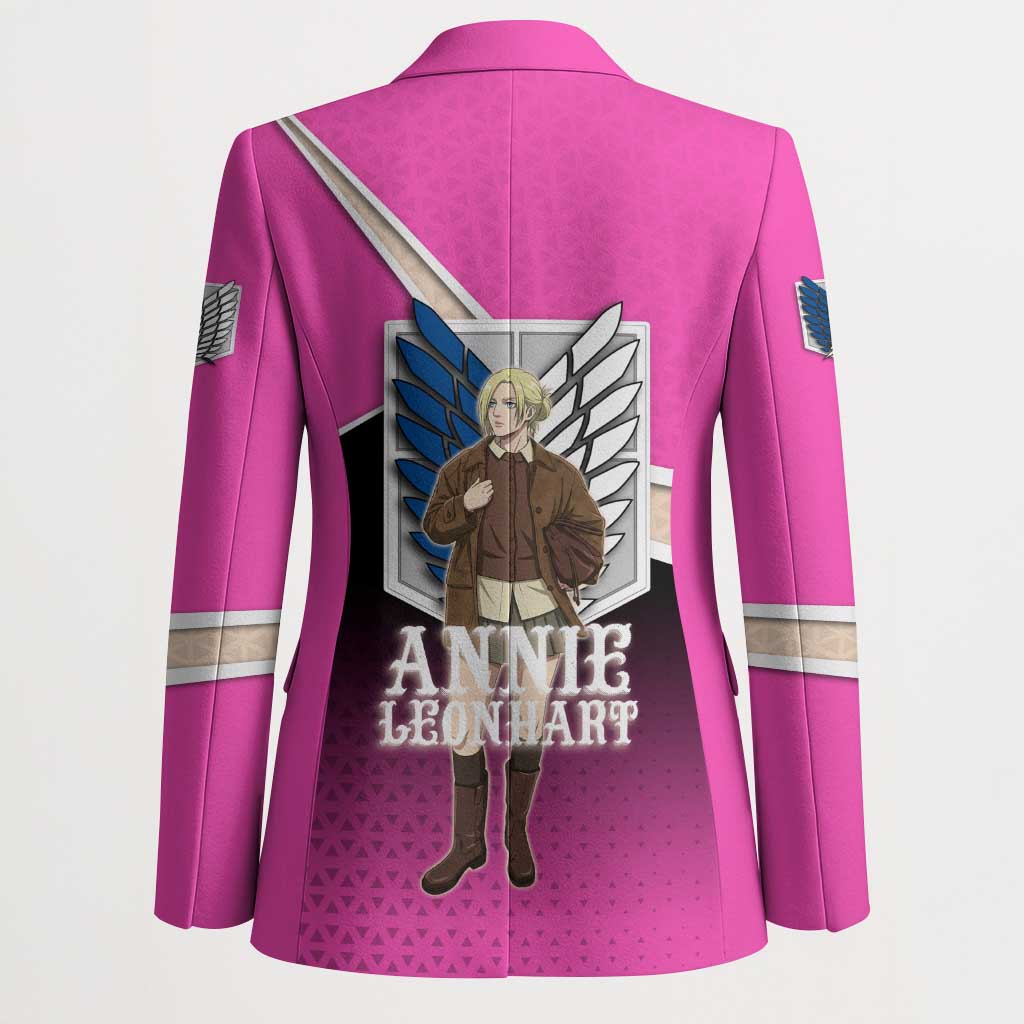 Annie Leonhart Attack on Titan Blazer Anime Preppy Streetwear Style