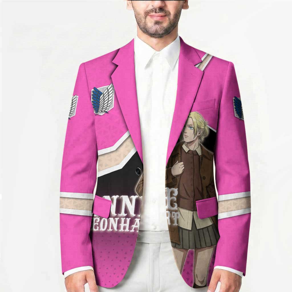 Annie Leonhart Attack on Titan Blazer Anime Preppy Streetwear Style