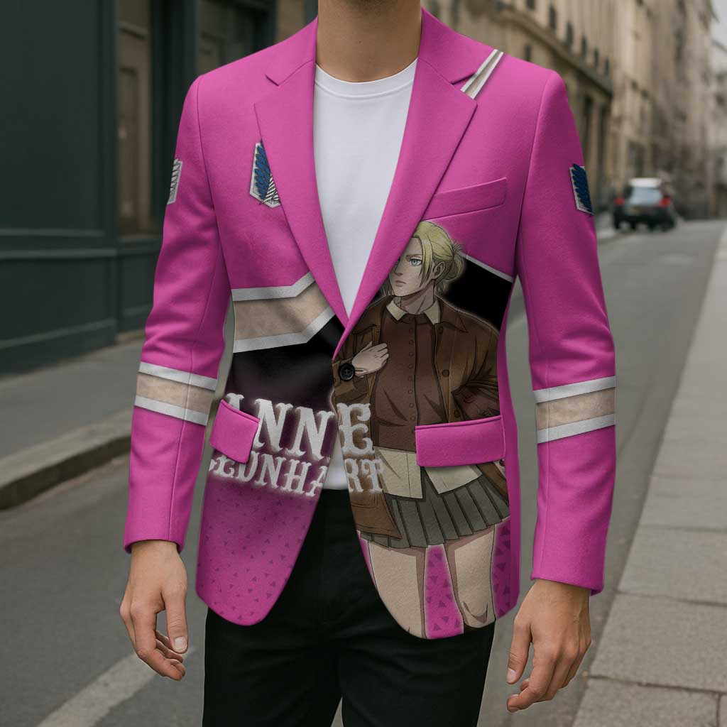 Annie Leonhart Attack on Titan Blazer Anime Preppy Streetwear Style
