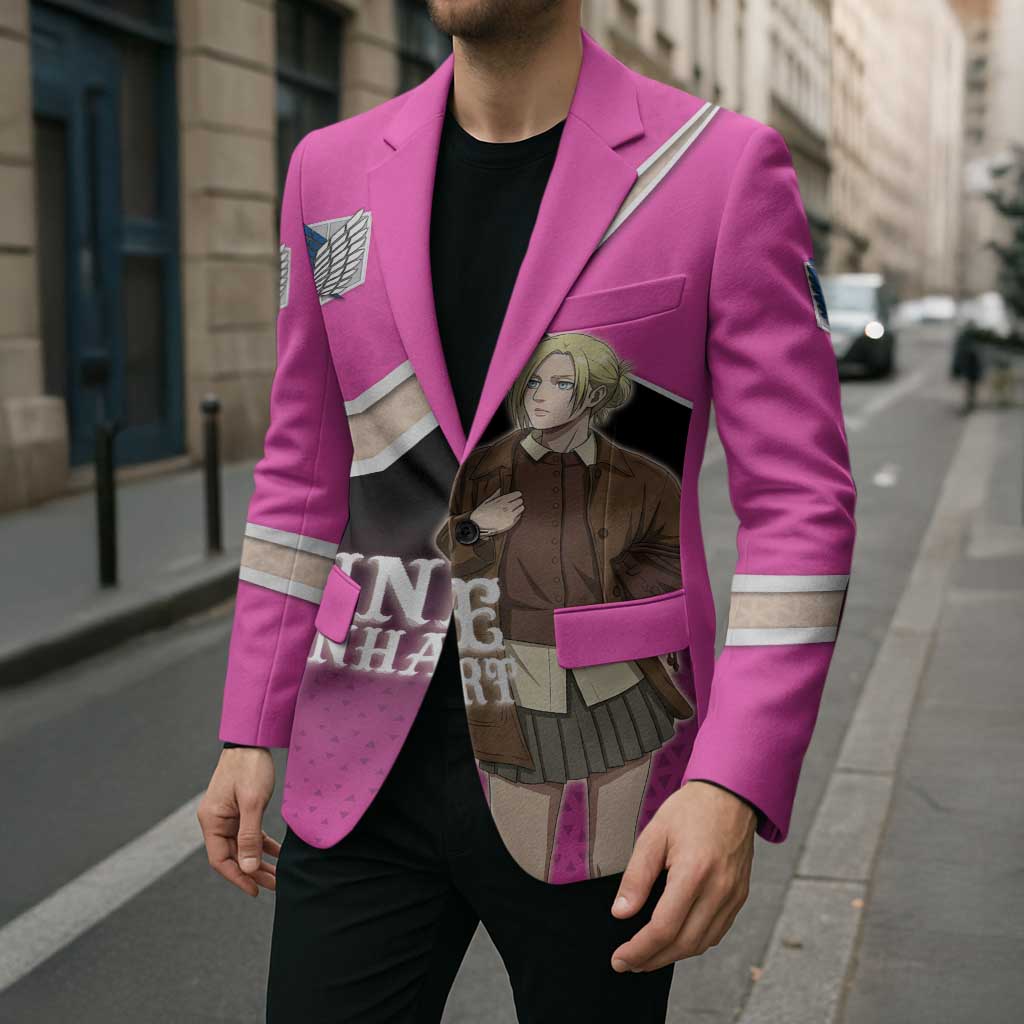 Annie Leonhart Attack on Titan Blazer Anime Preppy Streetwear Style