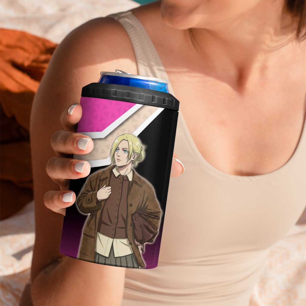 Annie Leonhart Attack on Titan 4 in 1 Can Cooler Tumbler Anime Preppy Streetwear Style