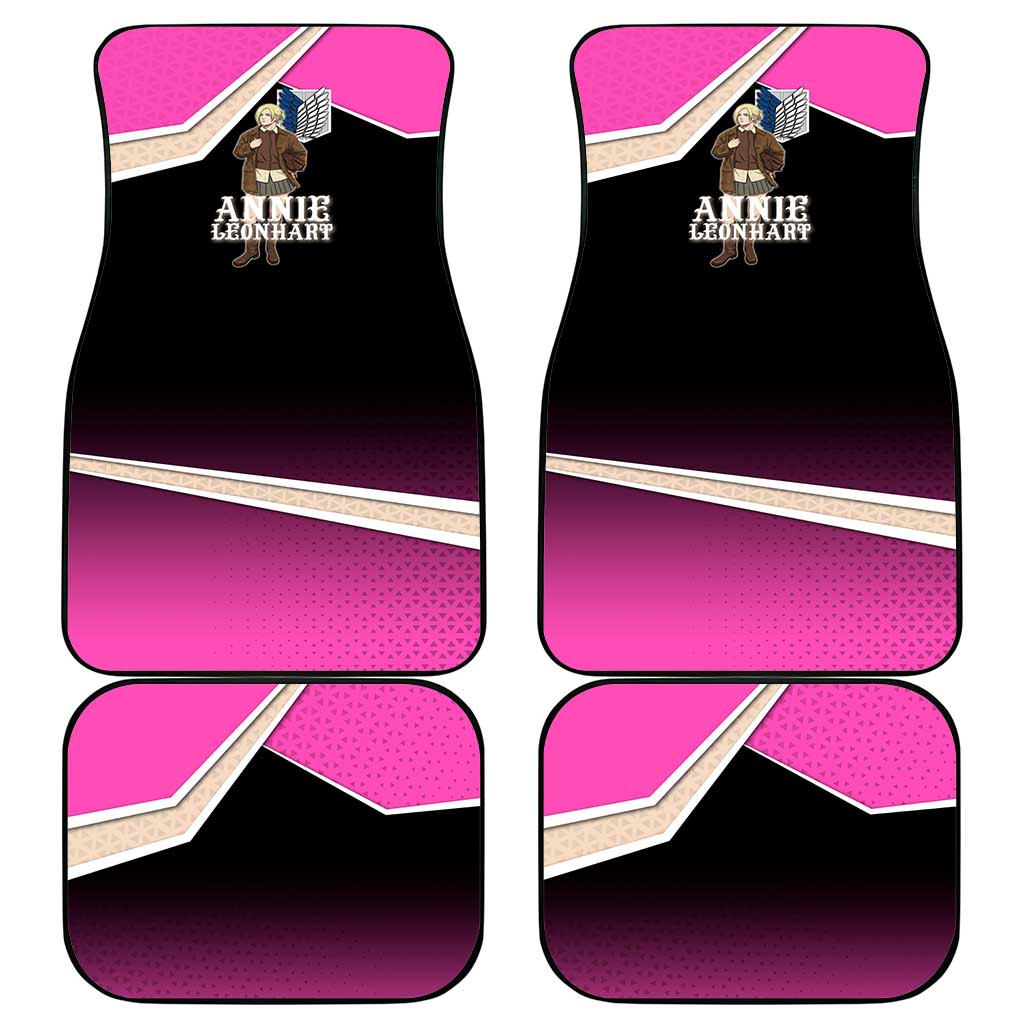 Annie Leonhart Attack on Titan Car Mats Anime Preppy Streetwear Style