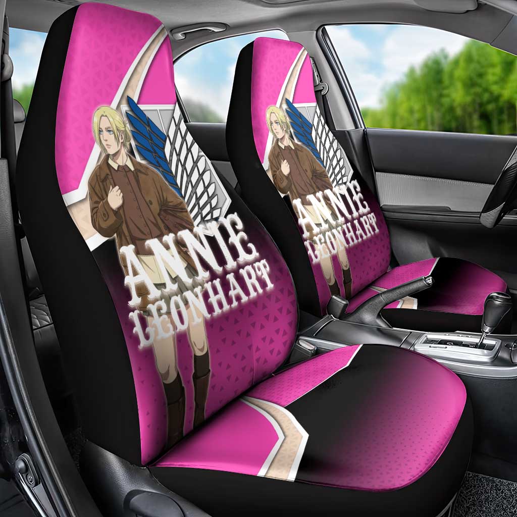 Annie Leonhart Attack on Titan Car Seat Cover Anime Preppy Streetwear Style