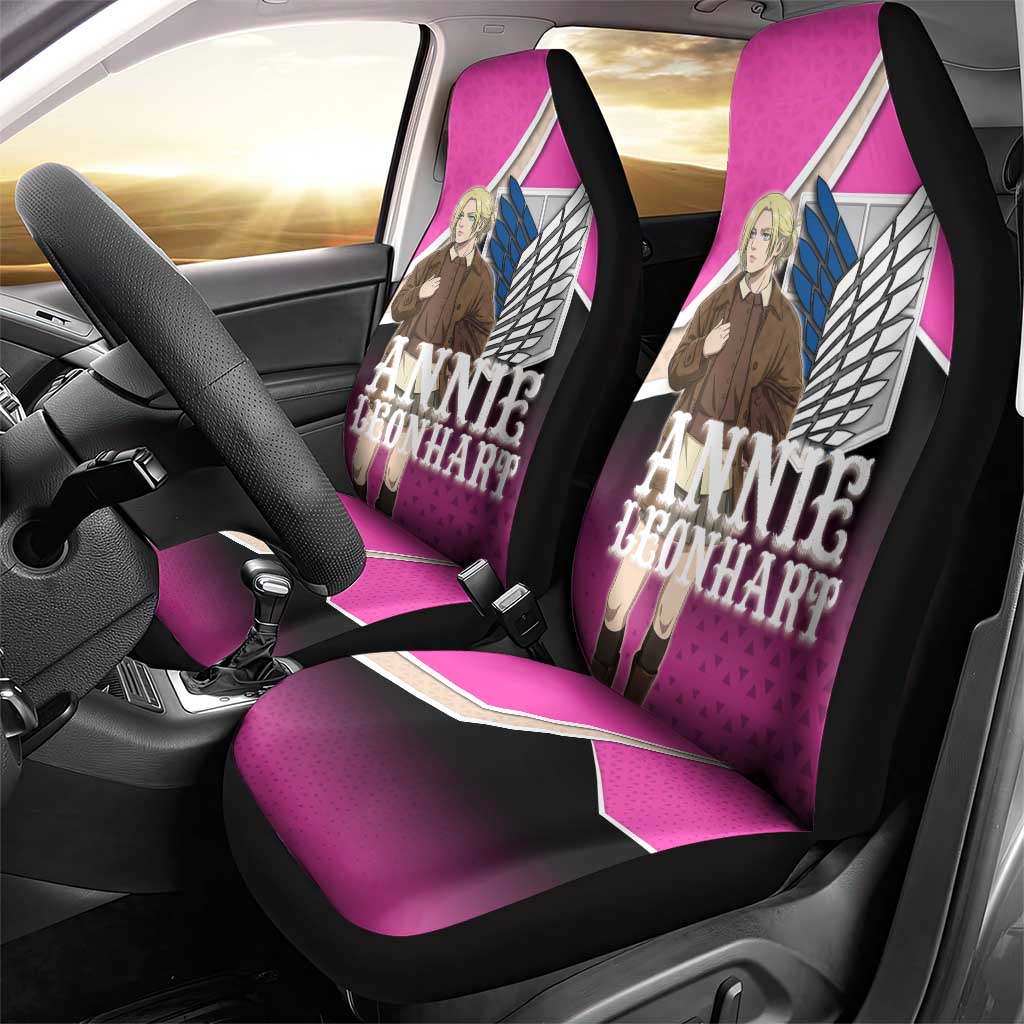 Annie Leonhart Attack on Titan Car Seat Cover Anime Preppy Streetwear Style