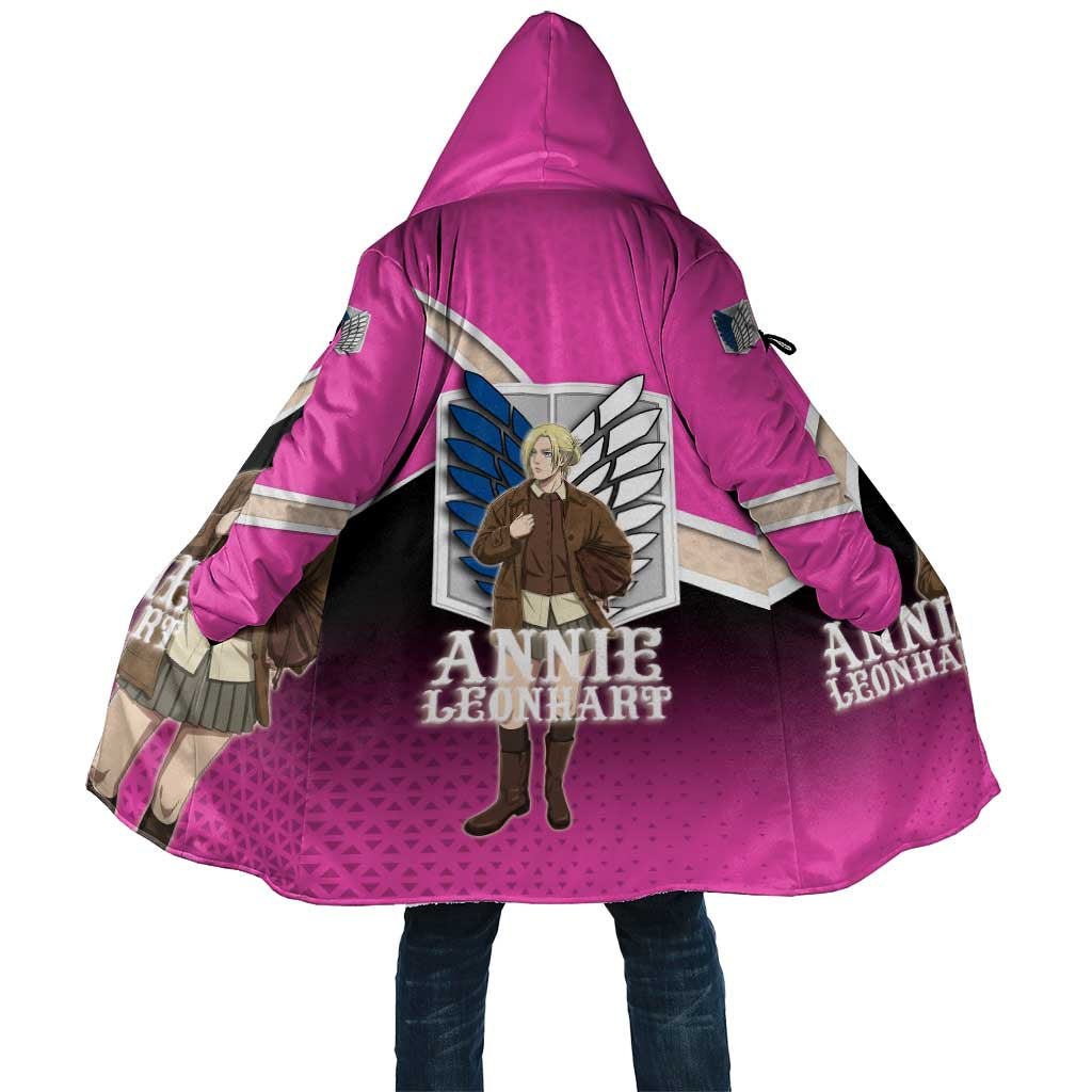 Annie Leonhart Attack on Titan Cloak Anime Preppy Streetwear Style