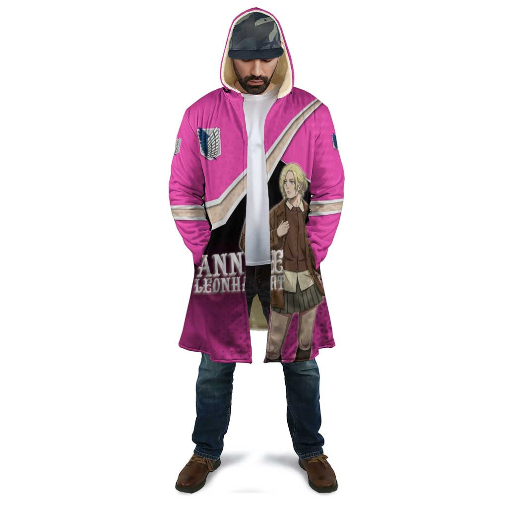 Annie Leonhart Attack on Titan Cloak Anime Preppy Streetwear Style