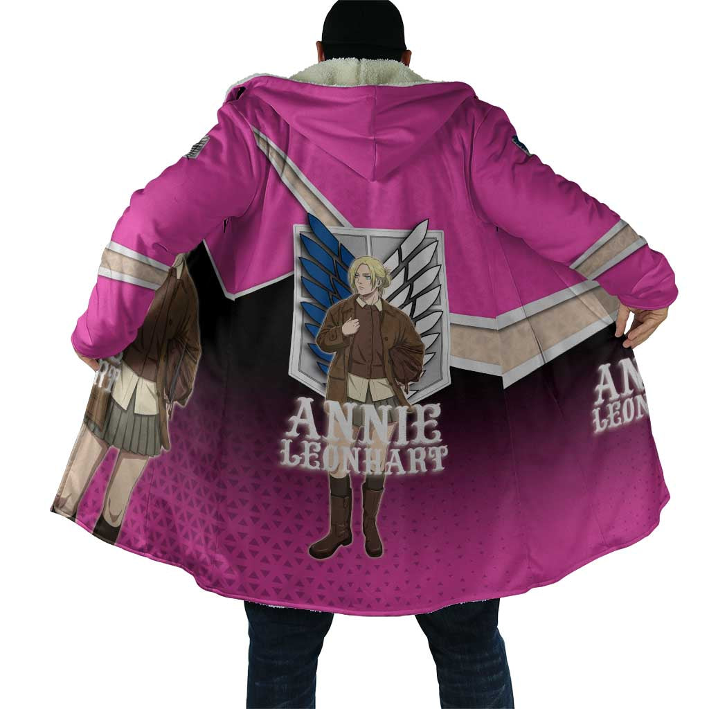 Annie Leonhart Attack on Titan Cloak Anime Preppy Streetwear Style