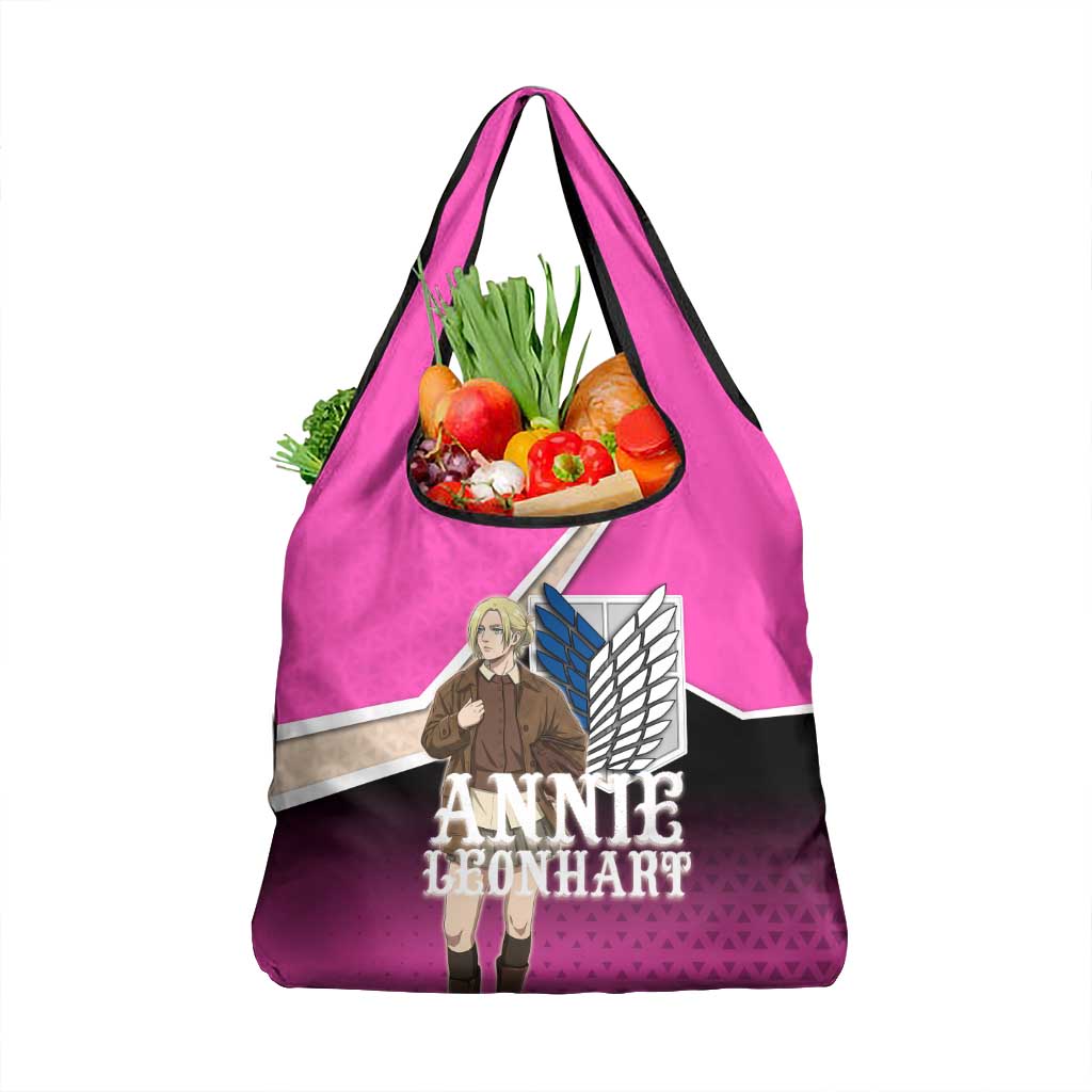 Annie Leonhart Attack on Titan Grocery Bag Anime Preppy Streetwear Style