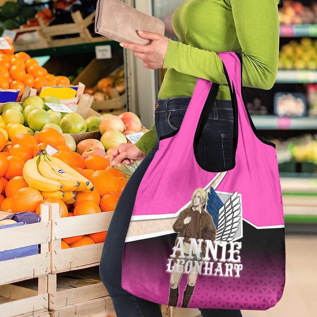 Annie Leonhart Attack on Titan Grocery Bag Anime Preppy Streetwear Style