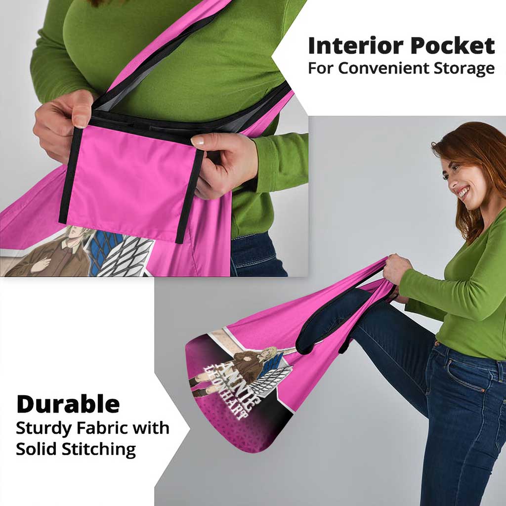 Annie Leonhart Attack on Titan Grocery Bag Anime Preppy Streetwear Style