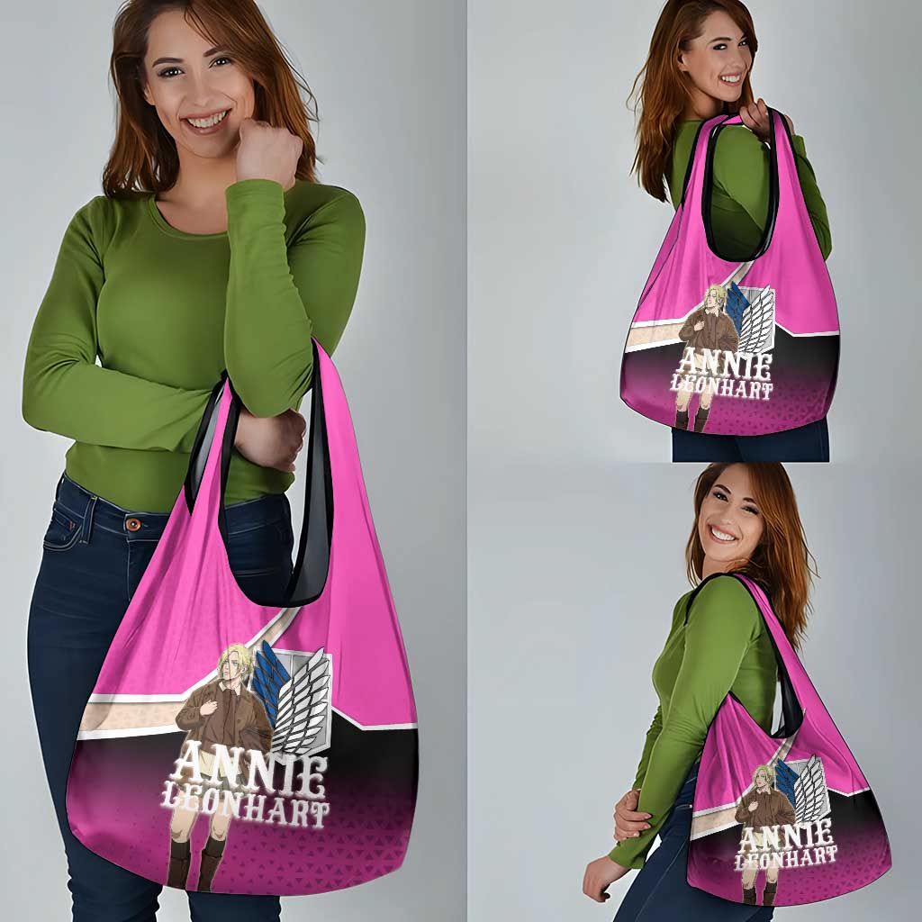 Annie Leonhart Attack on Titan Grocery Bag Anime Preppy Streetwear Style