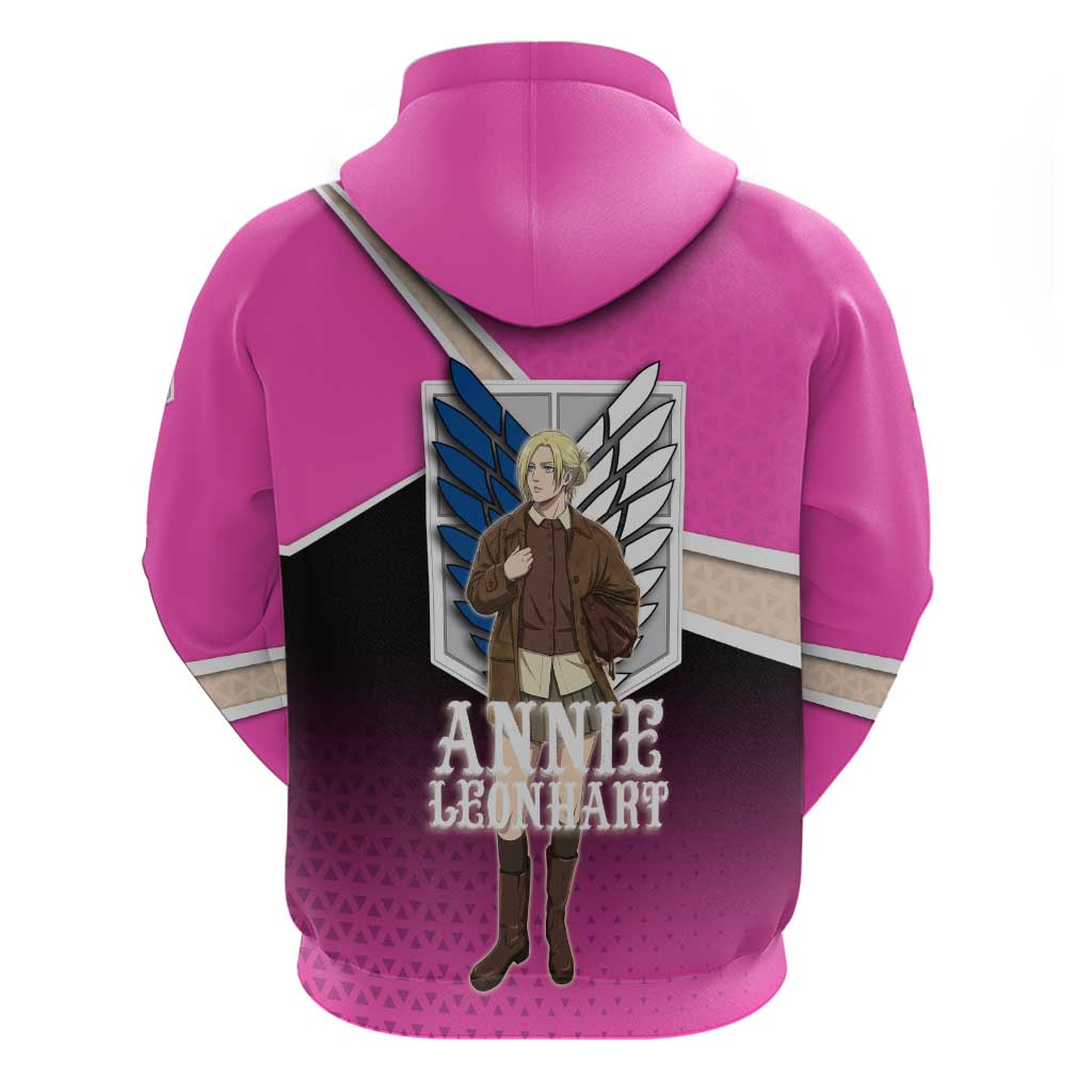 Annie Leonhart Attack on Titan Hoodie Anime Preppy Streetwear Style