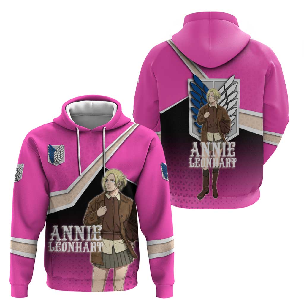 Annie Leonhart Attack on Titan Hoodie Anime Preppy Streetwear Style