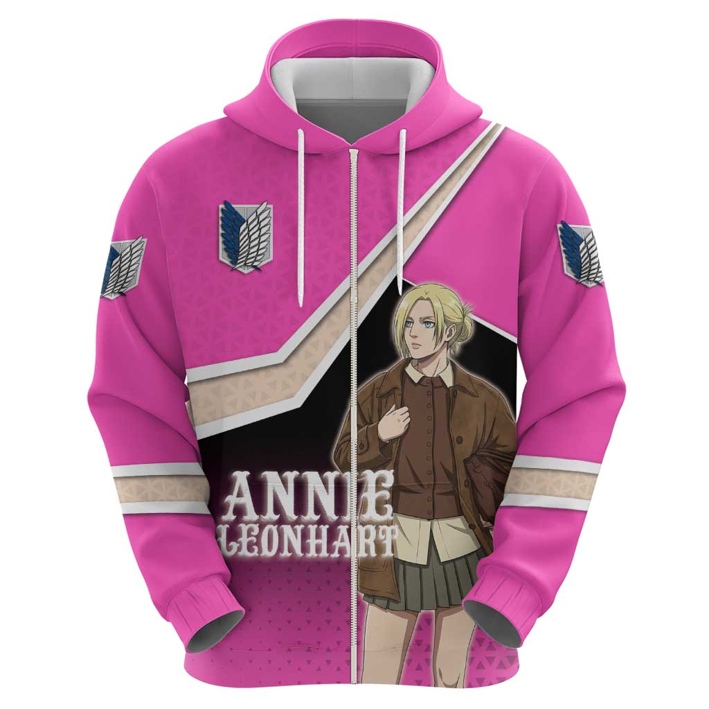 Annie Leonhart Attack on Titan Hoodie Anime Preppy Streetwear Style