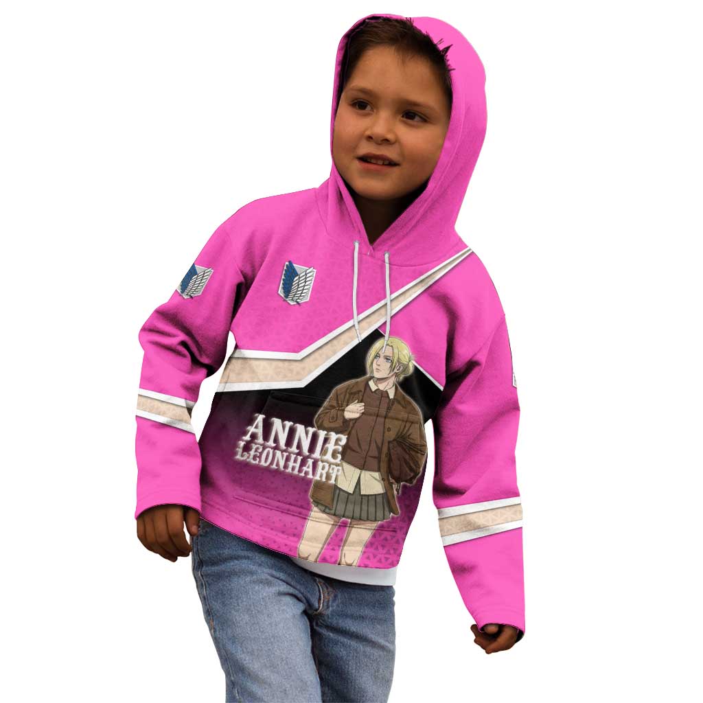 Annie Leonhart Attack on Titan Kid Hoodie Anime Preppy Streetwear Style