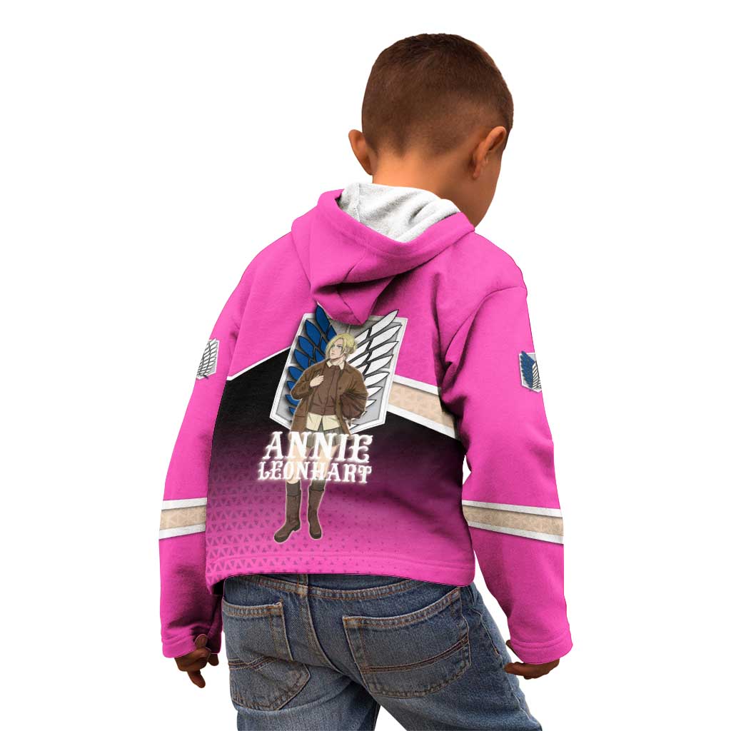 Annie Leonhart Attack on Titan Kid Hoodie Anime Preppy Streetwear Style