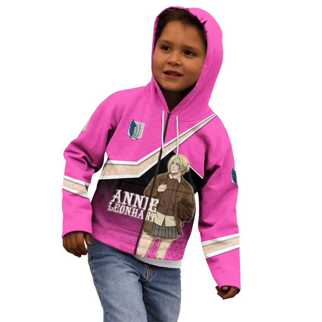 Annie Leonhart Attack on Titan Kid Hoodie Anime Preppy Streetwear Style
