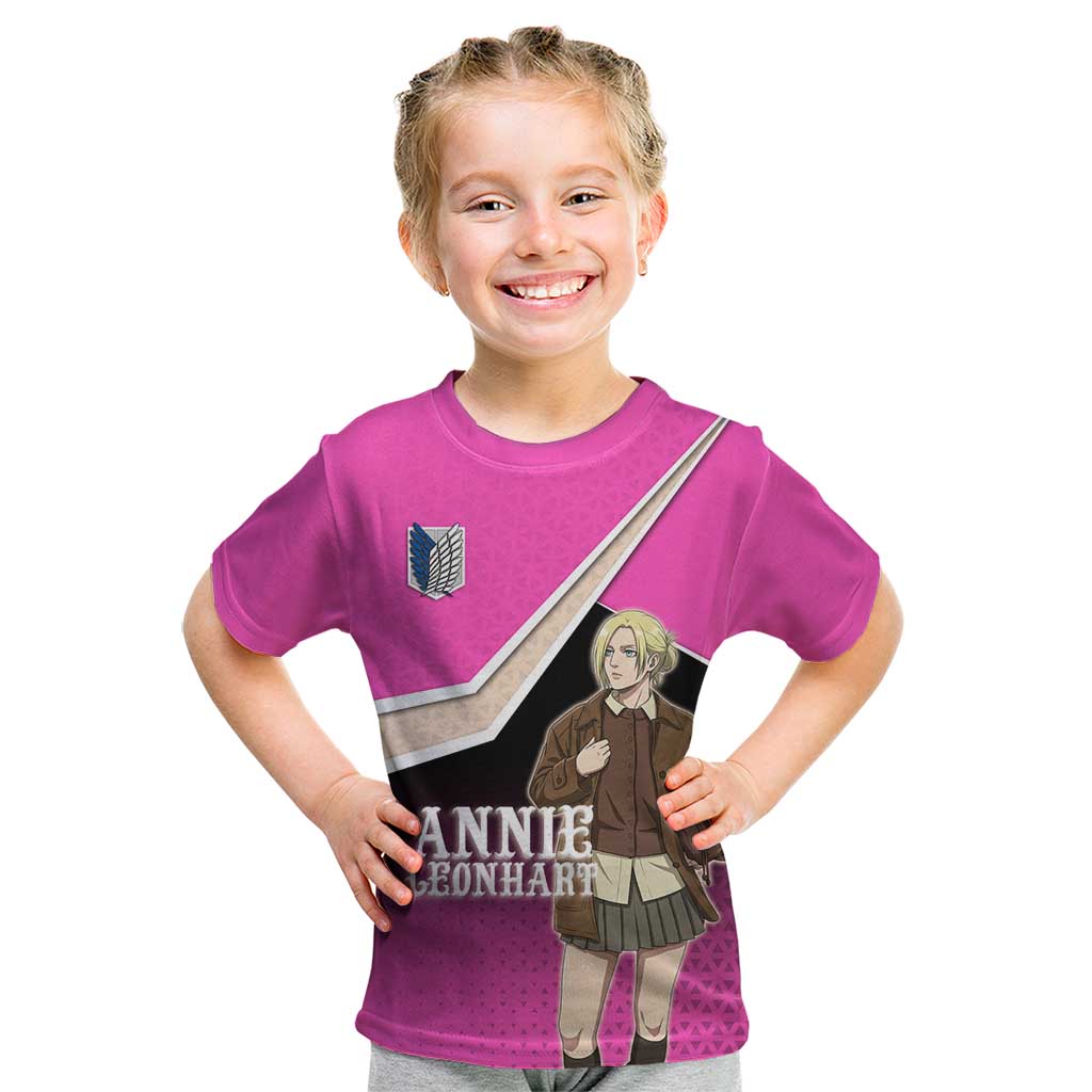 Annie Leonhart Attack on Titan Kid T Shirt Anime Preppy Streetwear Style