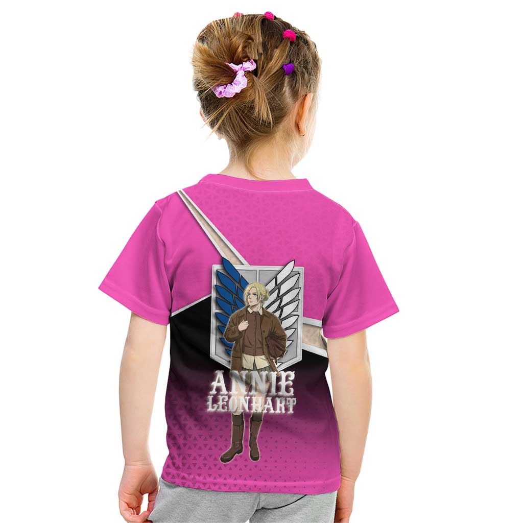 Annie Leonhart Attack on Titan Kid T Shirt Anime Preppy Streetwear Style