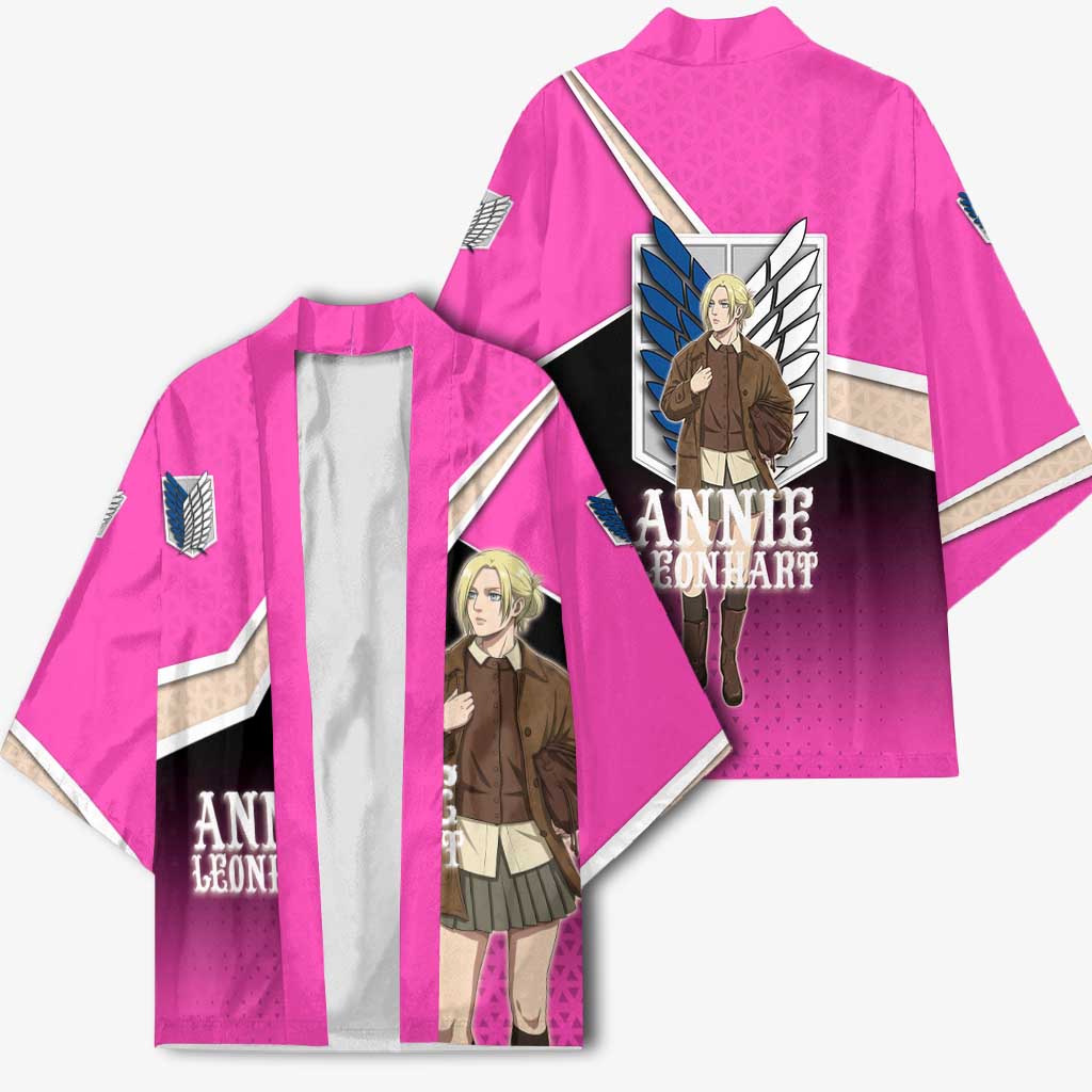 Annie Leonhart Attack on Titan Kimono Anime Preppy Streetwear Style