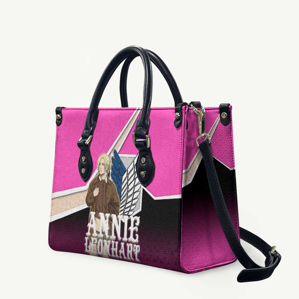 Annie Leonhart Attack on Titan Leather Bag Anime Preppy Streetwear Style
