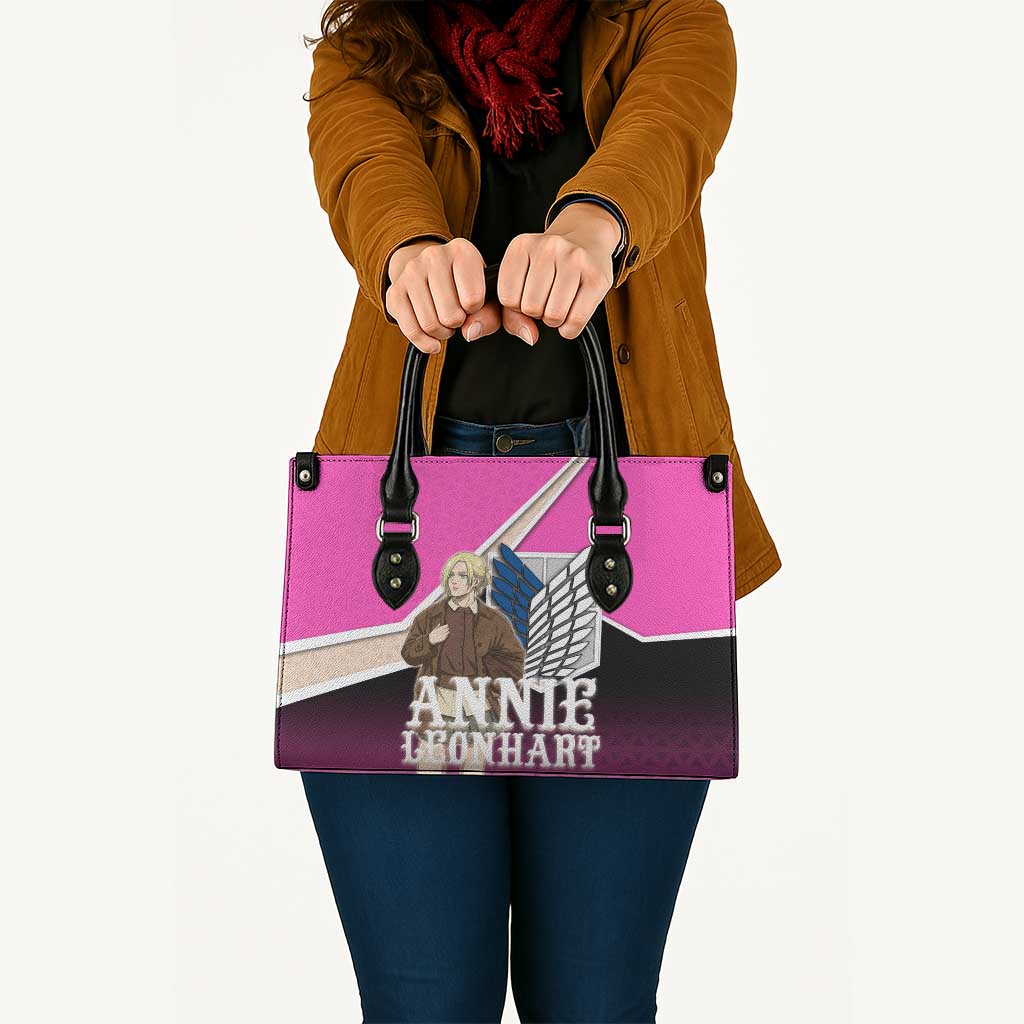 Annie Leonhart Attack on Titan Leather Bag Anime Preppy Streetwear Style