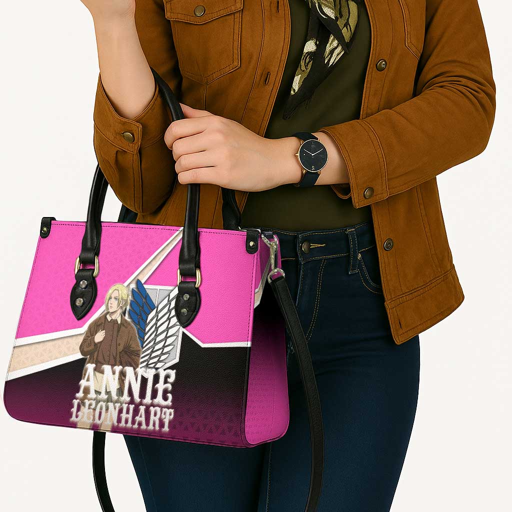 Annie Leonhart Attack on Titan Leather Bag Anime Preppy Streetwear Style
