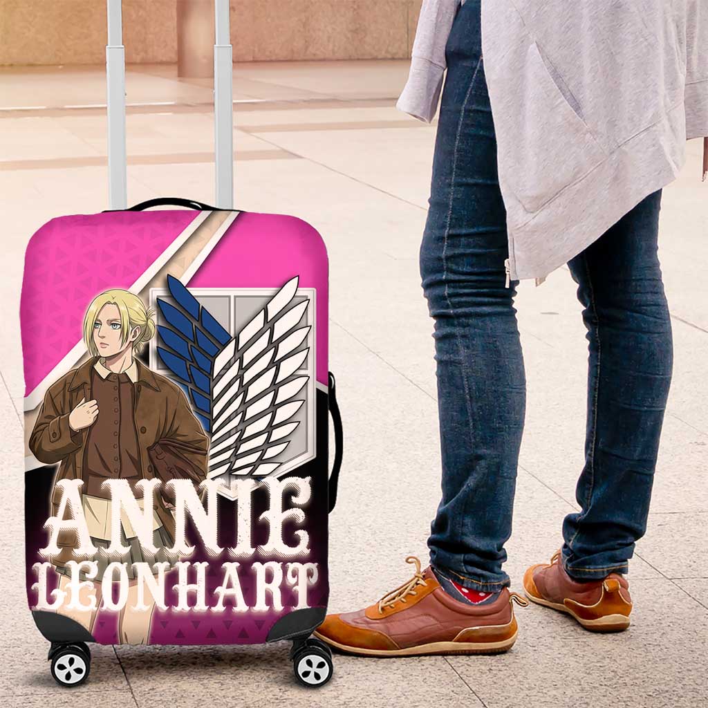 Annie Leonhart Attack on Titan Luggage Cover Anime Preppy Streetwear Style
